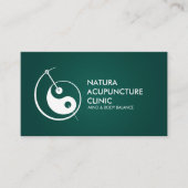 Acupunctienaald - Yin Yang Visitekaartje (Voorkant)