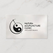 Acupunctienaald - Yin Yang Visitekaartje (Voorkant)