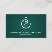 Acupunctienaald - Yin Yang Visitekaartje (Voorkant)