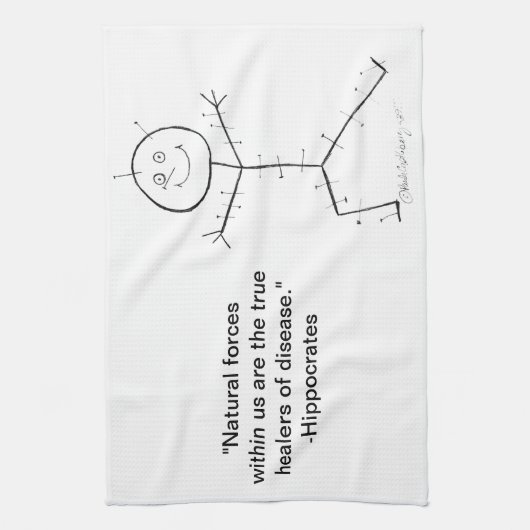 Acupunctieplek Theedoek (Verticaal)