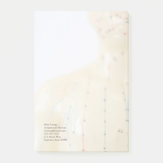 Acupunctietest vervaagt post-it® notes (Voorkant)