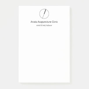 Acupuncturist NaaldLogo Post-it® Notes
