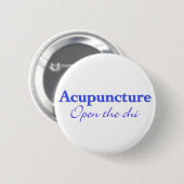 Acupunctuur - Open de chi Ronde Button 5,7 Cm (Voorkant /achterkant)