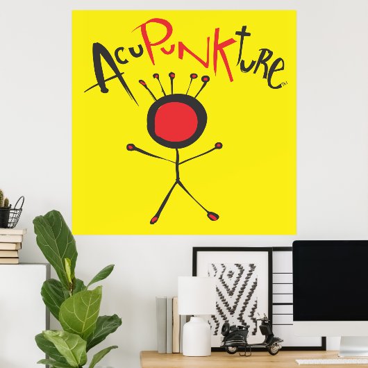 Acupunktuur Poster (Thuiskantoor)