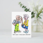 Acute angina briefkaart (Staand voorkant)