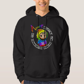 Acwop Mannen Rainbow Hoodie