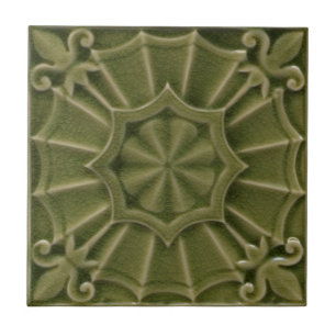 AD016 Art Deco Reproduction Ceramic Tile Tegeltje