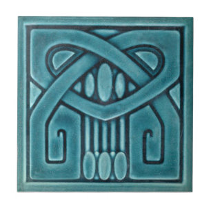 AD041 Art Deco Reproduction Ceramic Tile Tegeltje