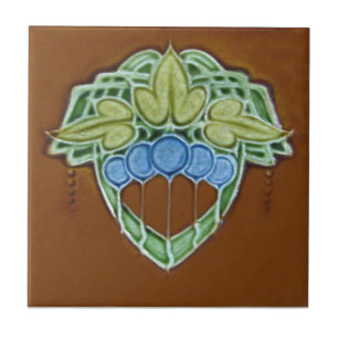 AD045 Art Deco Reproduction Ceramic Tile Tegeltje