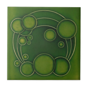 AD053 Art Deco Reproduction Ceramic Tile Tegeltje