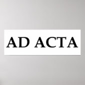 Ad acta poster (Voorkant)