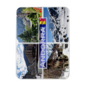 AD Andorra - bergen - Magneet (Verticaal)