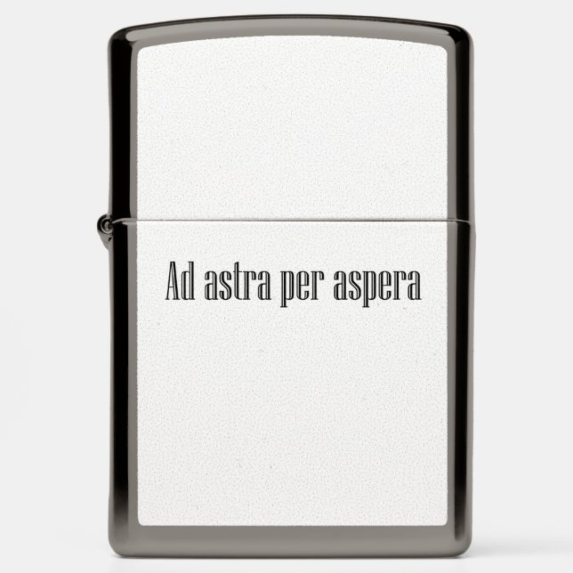 Ad astra per aspera (Front)