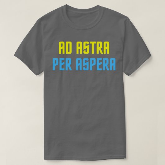 Ad Astra Per Aspera T-shirt (Design voorkant)