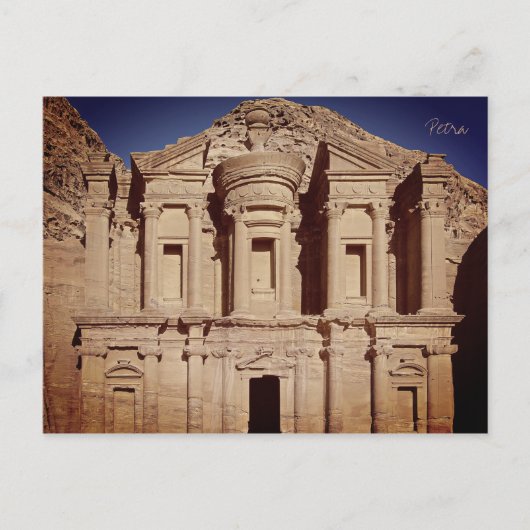 Ad Deir - Petra - Jordanien Briefkaart (Voorkant)