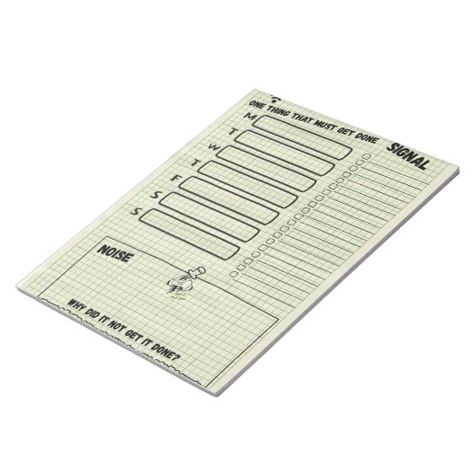 ad en Boo-jee Gothic Planner Sticker Notitieblok (Schuin)