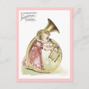 Ad Étiquette Congress Chaussures de carte postale 