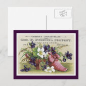 Ad Étiquette Perkins Company Carte postale victori (Devant / Derrière)