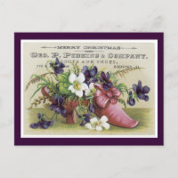 Ad Étiquette Perkins Company Carte postale victori