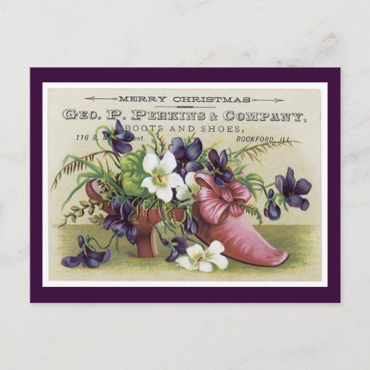 Ad Étiquette Perkins Company Carte postale victori (Devant)