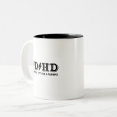 AD/HD: Hé, kijk naar een eekhoornkoffie Mok (Voorkant links)