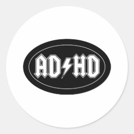 AD/HD RONDE STICKER