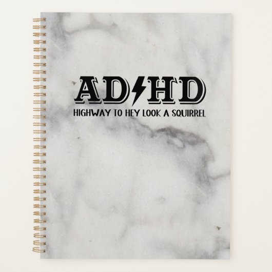 AD / HD Snelweg naar...Kijk een Squirrel Planner (Voorkant)