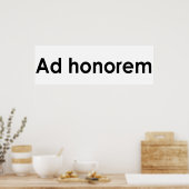 Ad honorem poster (Keuken)