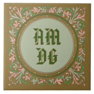 Ad Maiorem Dei Gloriam (AMDG) Tegeltje