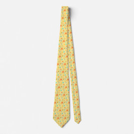 Ad Man Martini Foulard Yellow Two-side Stropdas