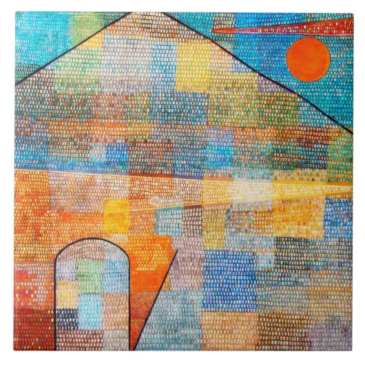 Ad Parnassum, Paul Klee Tegeltje (Voorkant)