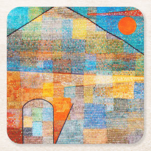 Ad Parnassum, Paul Klee Vierkante Kartonnen Onderzetter
