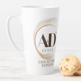 "AD-stijl – Dit is jouw koninkrijk" Premium ontwer Latte Mok