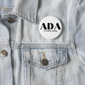 ADA-Button Ronde Button 5,7 Cm (In situ)