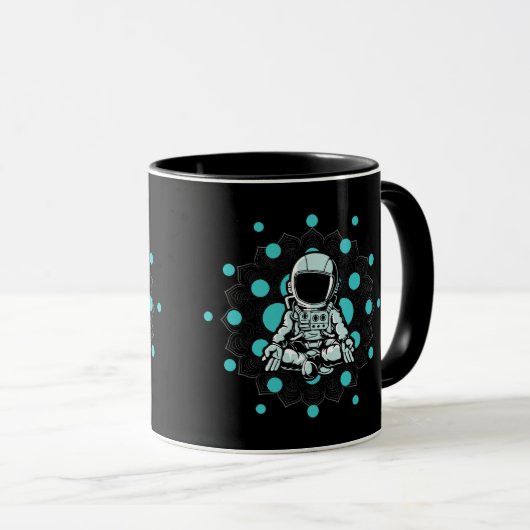 ADA Coin Kryptowährung trade - Astronaut Cardano Mok (Voorkant rechts)