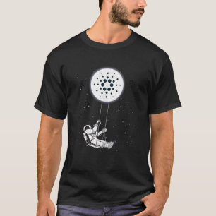 Ada Coin Token Cardano Crypto Currency houden vast T-shirt
