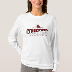 Ada Cougar Band Tshirt met lange mouwen Wit