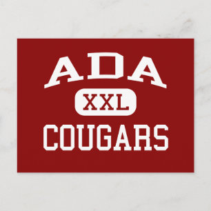 Ada - Cougars - Junior High School - Ada Oklahoma Briefkaart