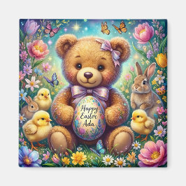ADA ~ Gelukkig Pasen ~ Teddy Kuikens Konijnen ~  Magneet