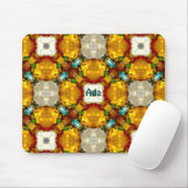 ADA ~ Golden Pareltjes Pattern ~ Gepersonaliseerd Muismat (Met muis)