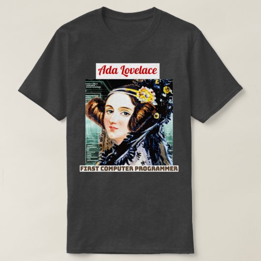 Ada Lovelace 1 T-shirt (Design voorkant)