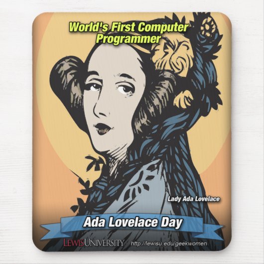 Ada Lovelace Mousepad Muismat (Voorkant)