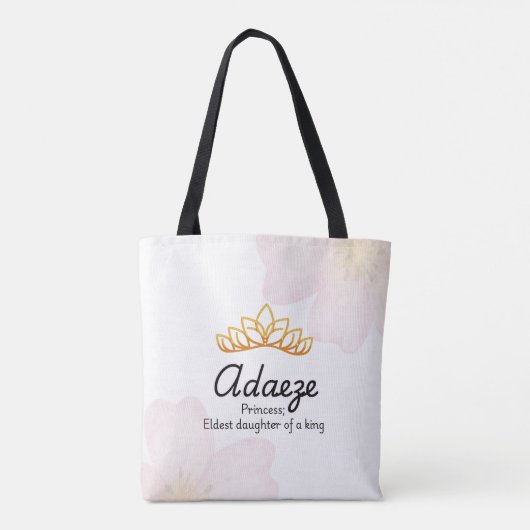 Adaeze Canvas tas (Achterkant)