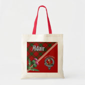 Adair Clan Badge & Sac fourre-tout Tartan (Devant)