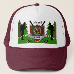 Adair gepersonaliseerde Clan Badge Golf Trucker Pet