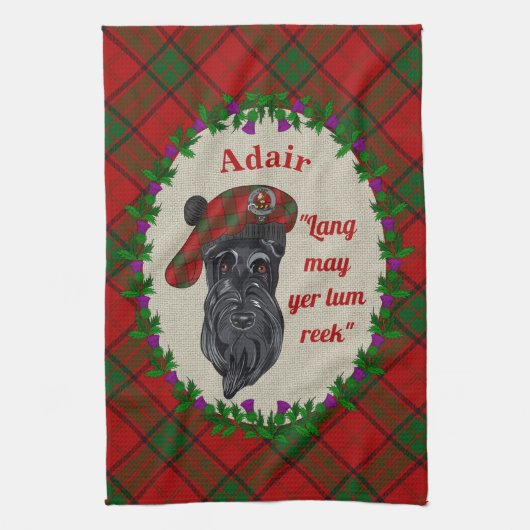 Adair Scottie Chien serviette de cuisine (Vertical)