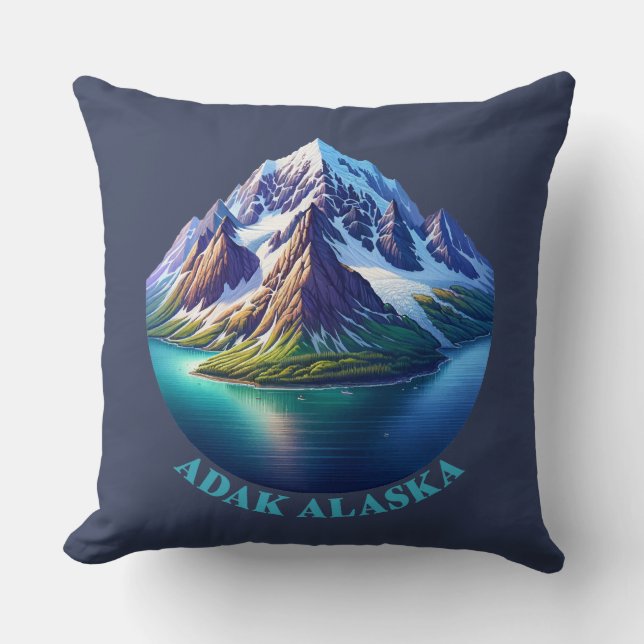 Adak Alaska Kussen (Voorkant)
