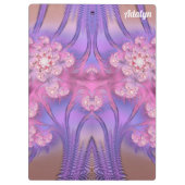ADALYN ~ PASTEL 3D! Rose, Mauve Porte-bloc BRILLAN (Dos)