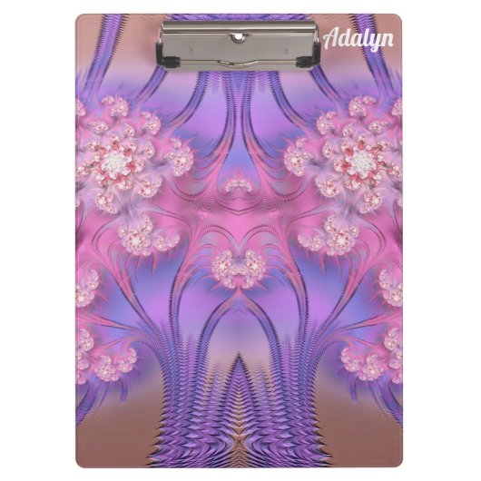 ADALYN ~ PASTEL 3D! Rose, Mauve Porte-bloc BRILLAN (Devant)