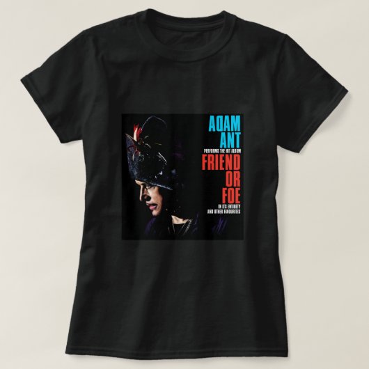 Adam Ant Ori Tour 2020 T-shirt (Design voorkant)